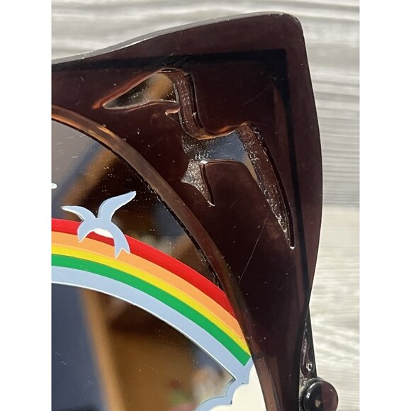 Vintage 1978 YAPS Vanity Table Mirro Music Box Somewhere Over the Rainbow MCM - Picture 5 of 11